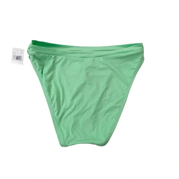 BECCA Color Code High Waist Bikini Bottom Mint Julep Green Size S NWT - Picture 4 of 8